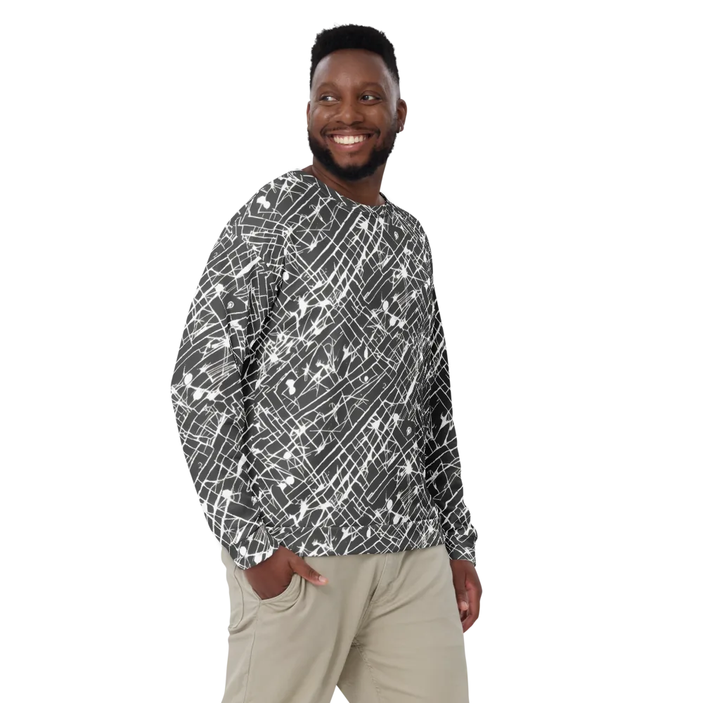 Ink Grid on Sweatshirt — Front