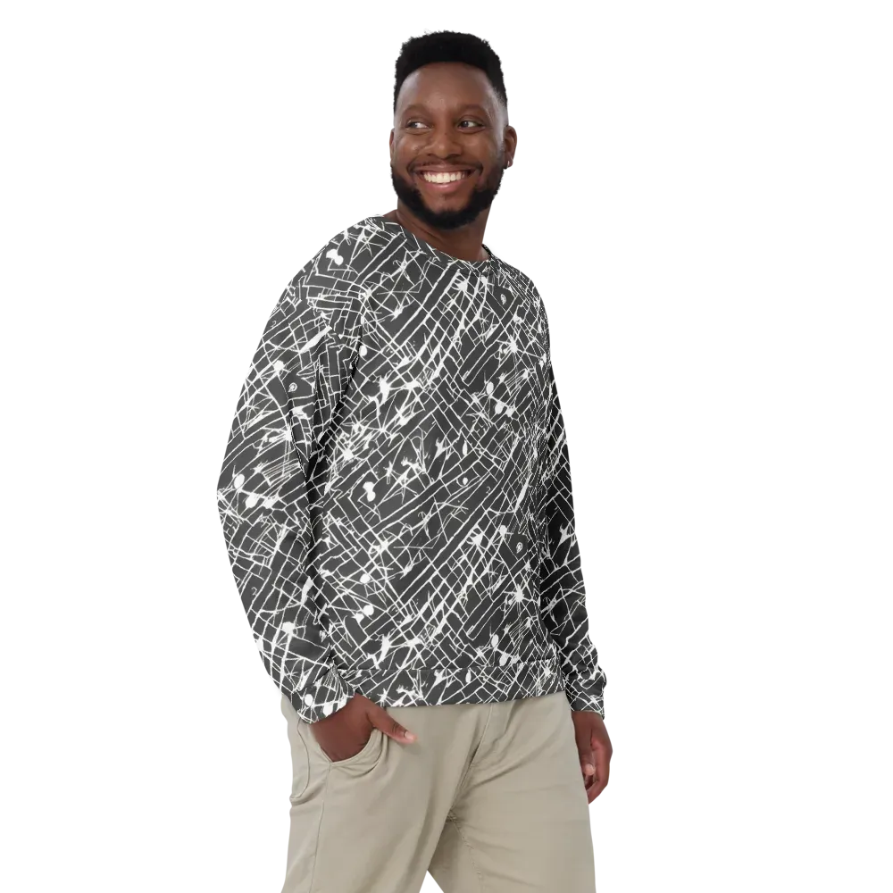 Ink Grid on Sweatshirt — Front