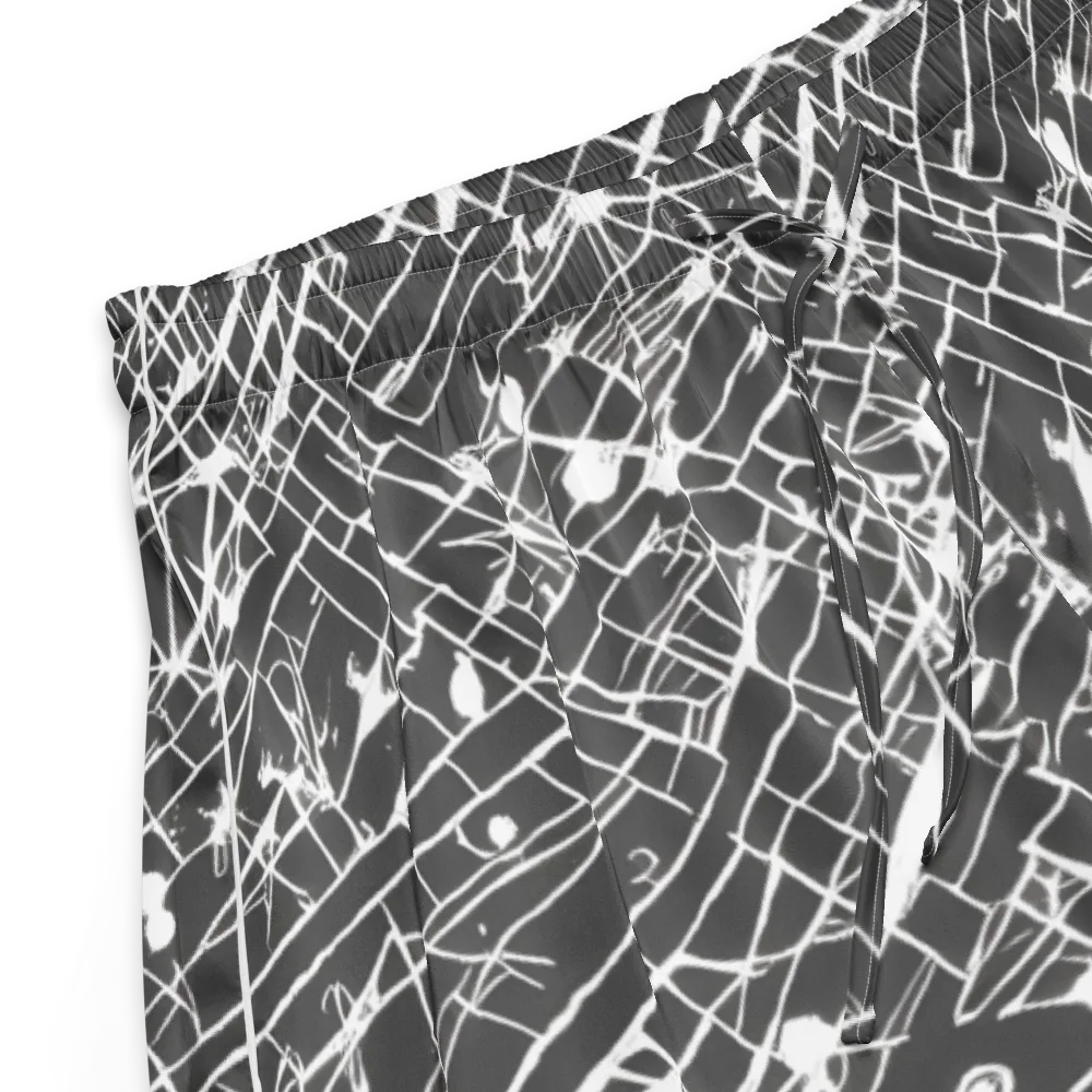 Ink Grid on Women's Pajama Shorts — Product details