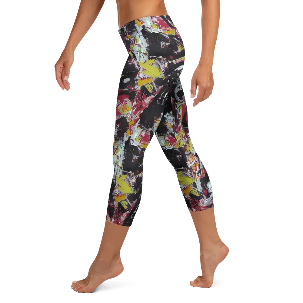 Rebel Spectrum on Capri Leggings — Left