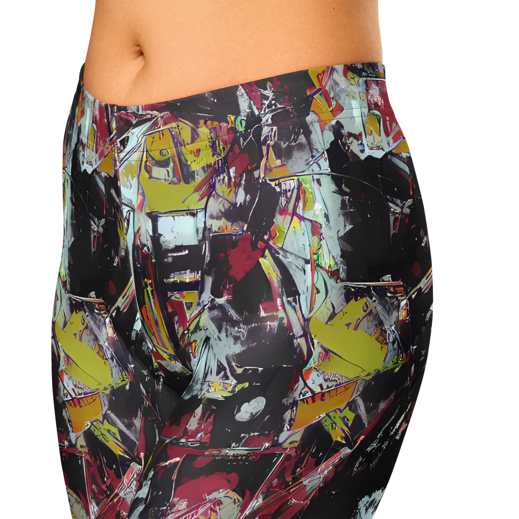 Rebel Spectrum on Capri Leggings — Zoomed-in