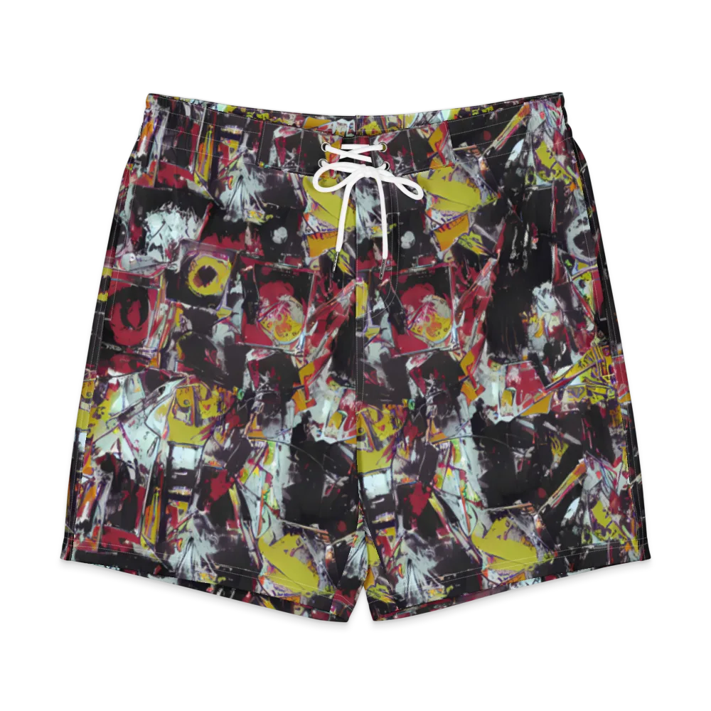 Rebel Spectrum on Men's Board Shorts — Front