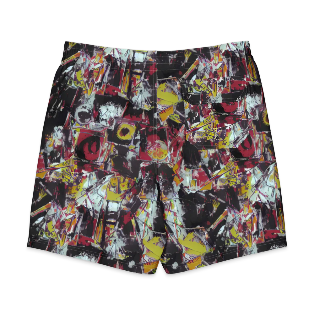 Rebel Spectrum on Men's Board Shorts — Back