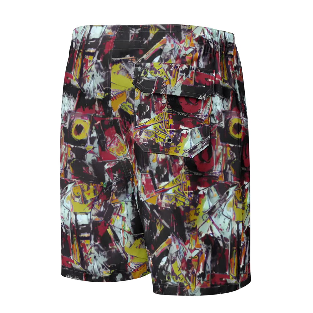 Rebel Spectrum on Men's Board Shorts — Back