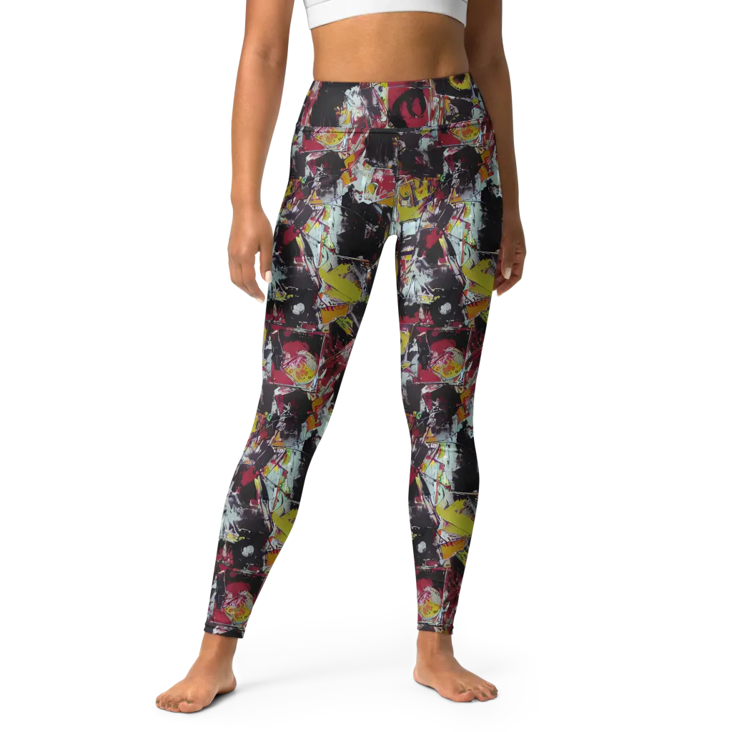 Rebel Spectrum on Yoga Leggings — Front
