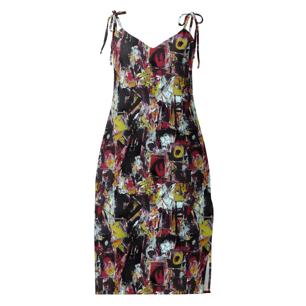 Rebel Spectrum on Slip Dress — Front