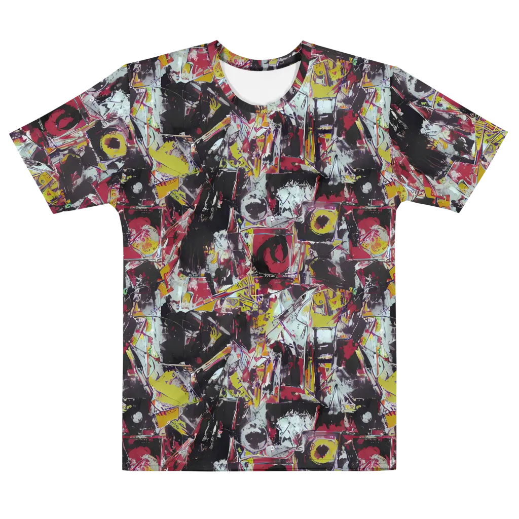 Rebel Spectrum on Men's Cotton Crew Neck T-Shirt — Front