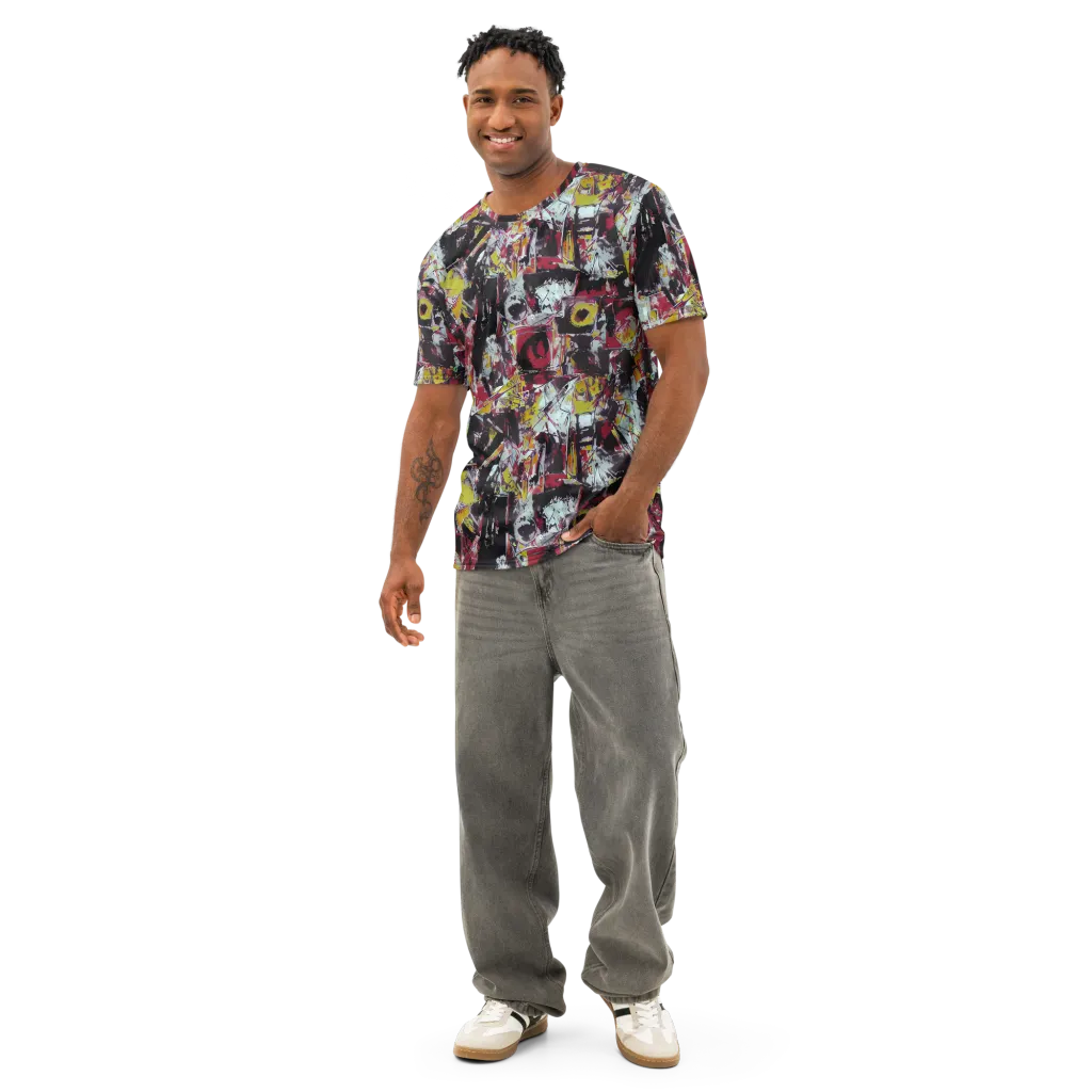 Rebel Spectrum on Men's Cotton Crew Neck T-Shirt — Front