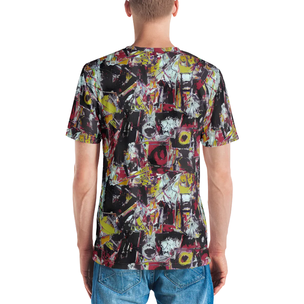 Rebel Spectrum on Men's Crew Neck T-Shirt — Back