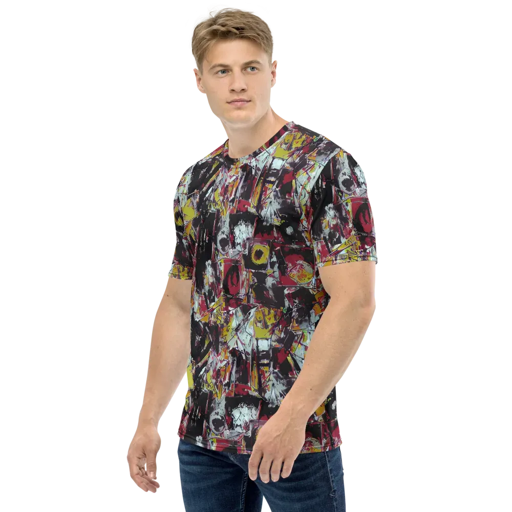 Rebel Spectrum on Men's Crew Neck T-Shirt — Left