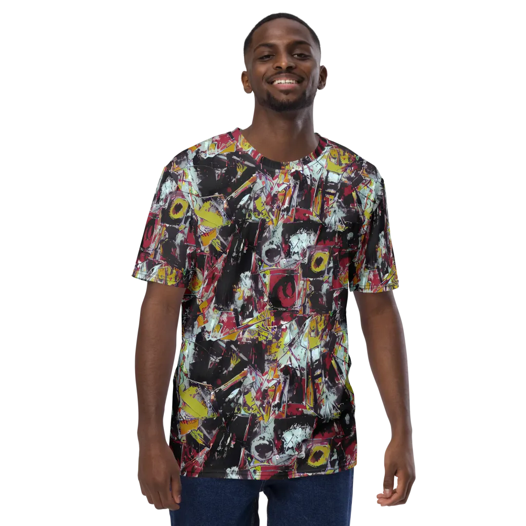 Rebel Spectrum on Men's Crew Neck T-Shirt — Front