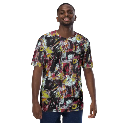 Rebel Spectrum on a Men's Crew Neck T-Shirt