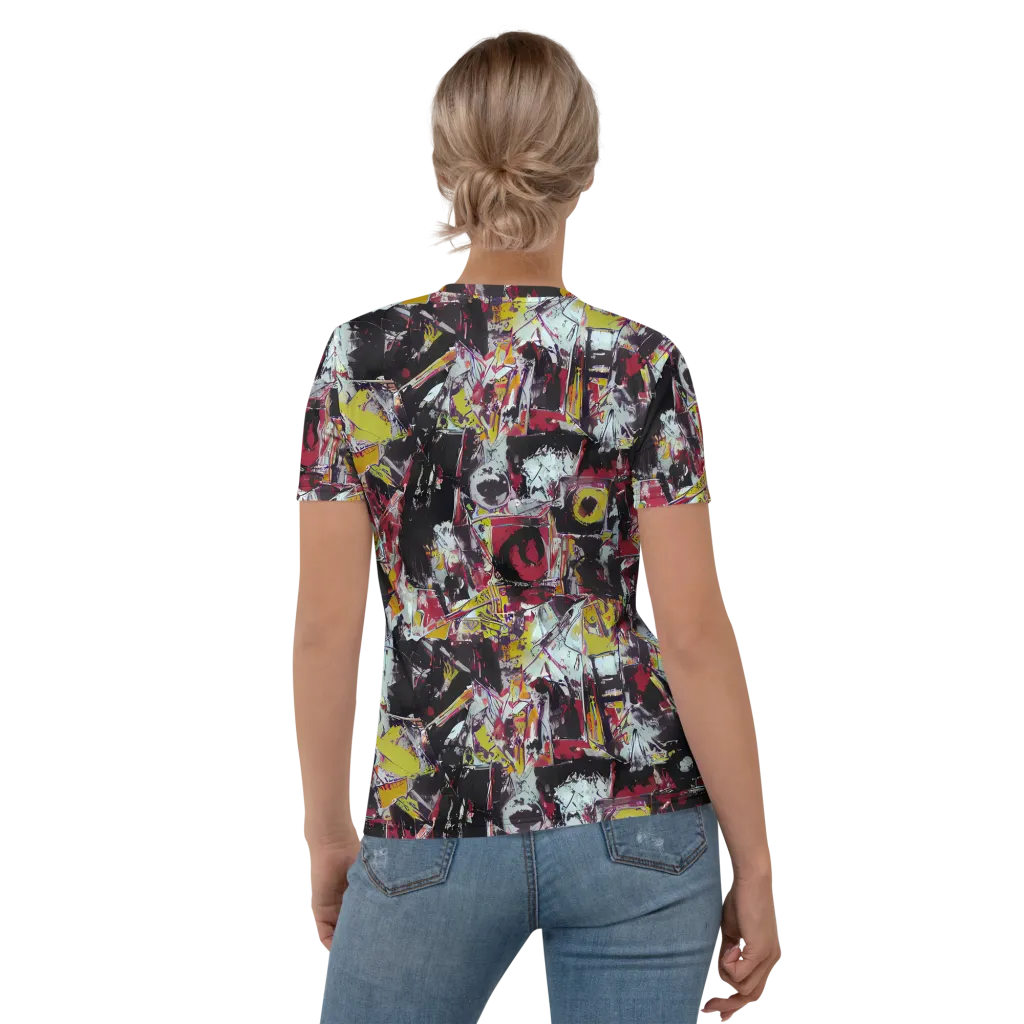 Rebel Spectrum on Women's Crew Neck T-Shirt — Back