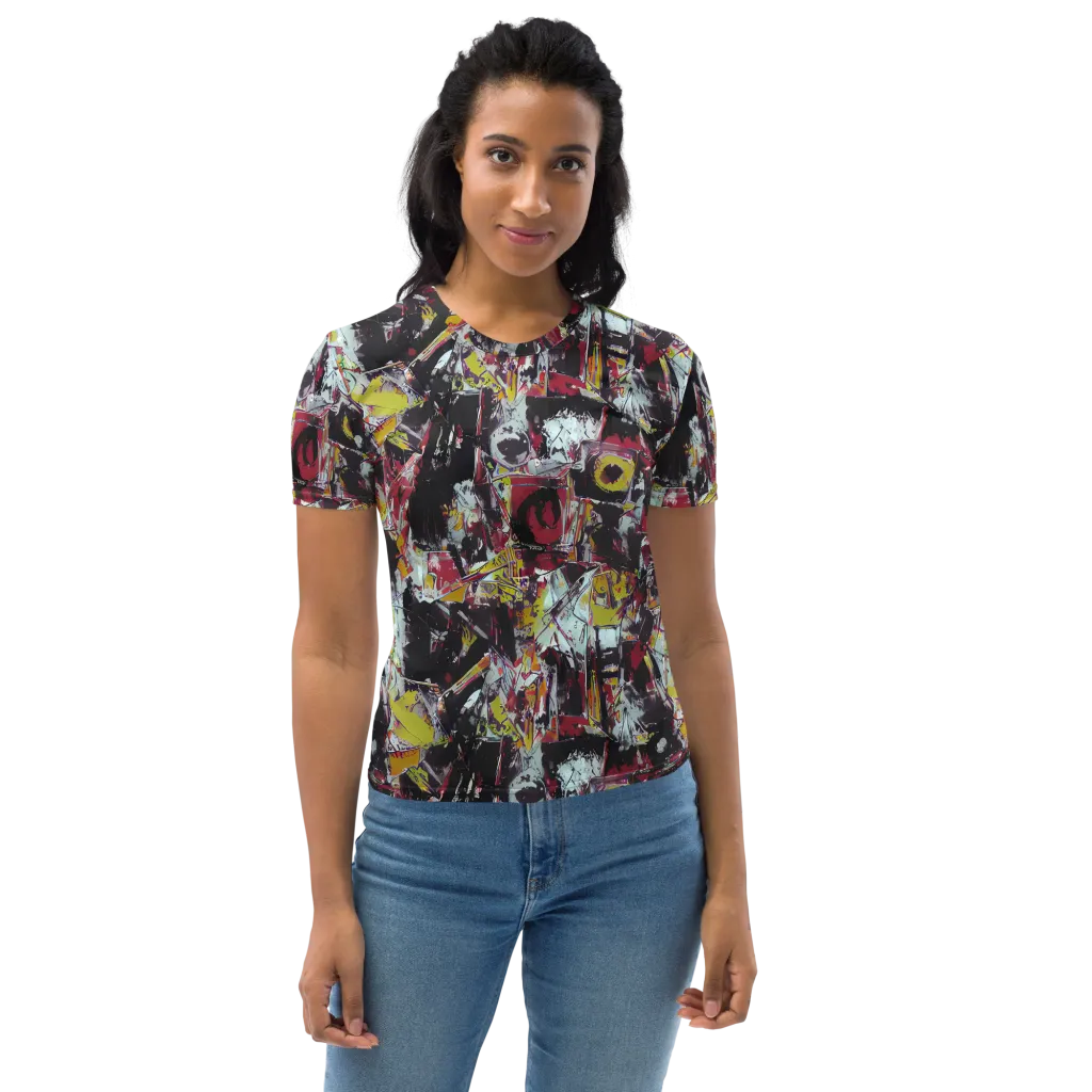 Rebel Spectrum on Women's Crew Neck T-Shirt — Front
