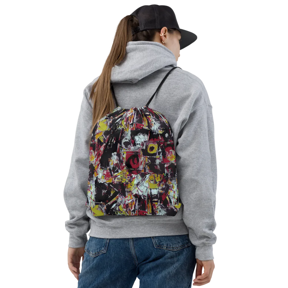 Rebel Spectrum on Drawstring Bag — Front