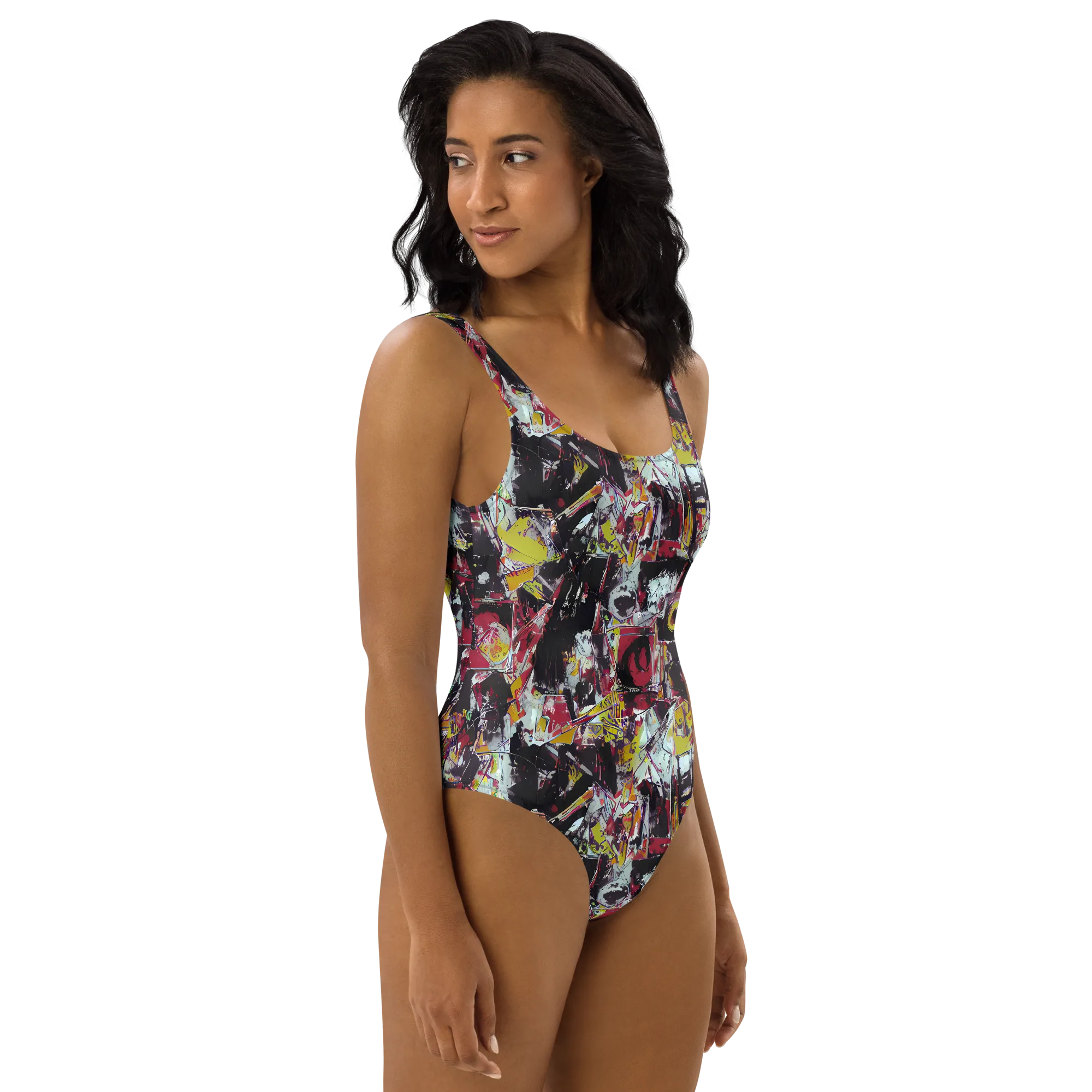 Rebel Spectrum on One-Piece Swimsuit — Right