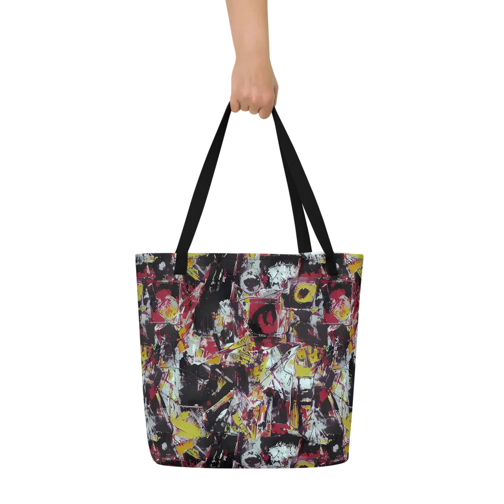 Rebel Spectrum on Large Tote Bag W/ Pocket — Front