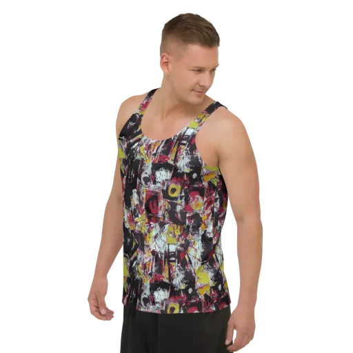 Rebel Spectrum on a Men's Tank Top