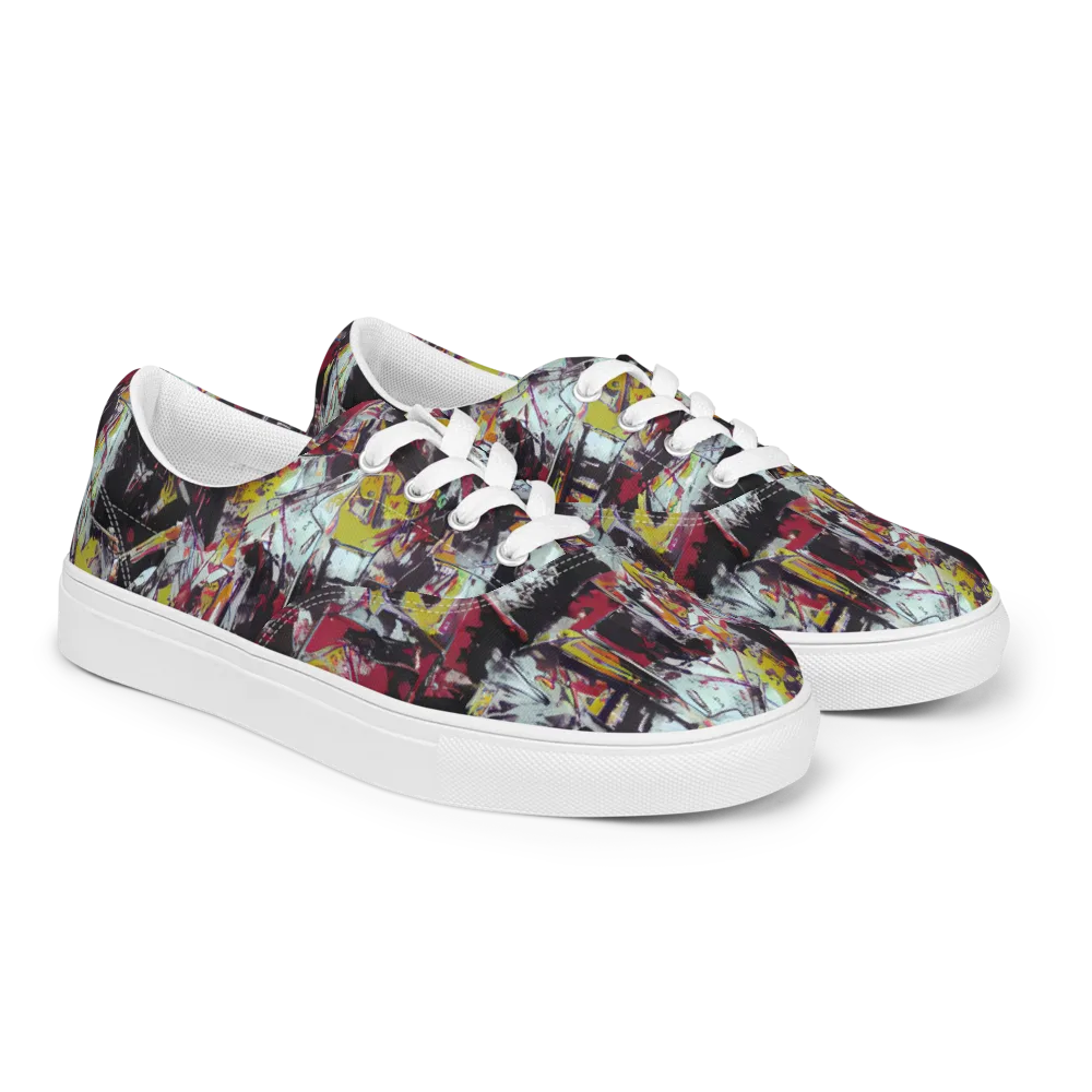 Rebel Spectrum on Men's Lace-Up Canvas Shoes — Right Front