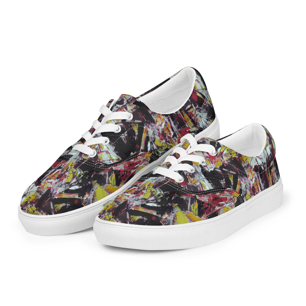 Rebel Spectrum on Men's Lace-Up Canvas Shoes — Left Front