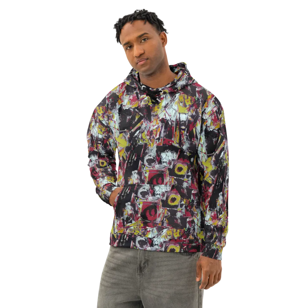 Rebel Spectrum on Cotton Hoodie — Left Front
