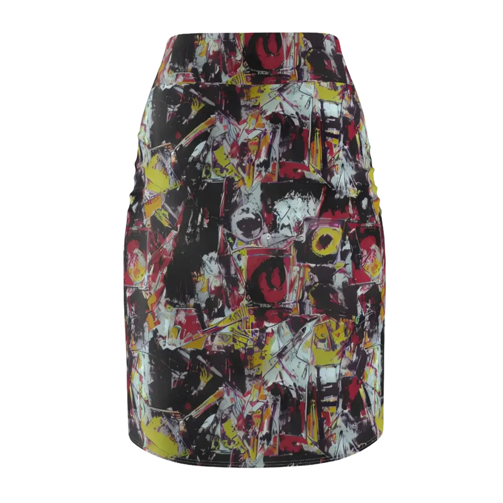 Rebel Spectrum on Pencil Skirt — Back
