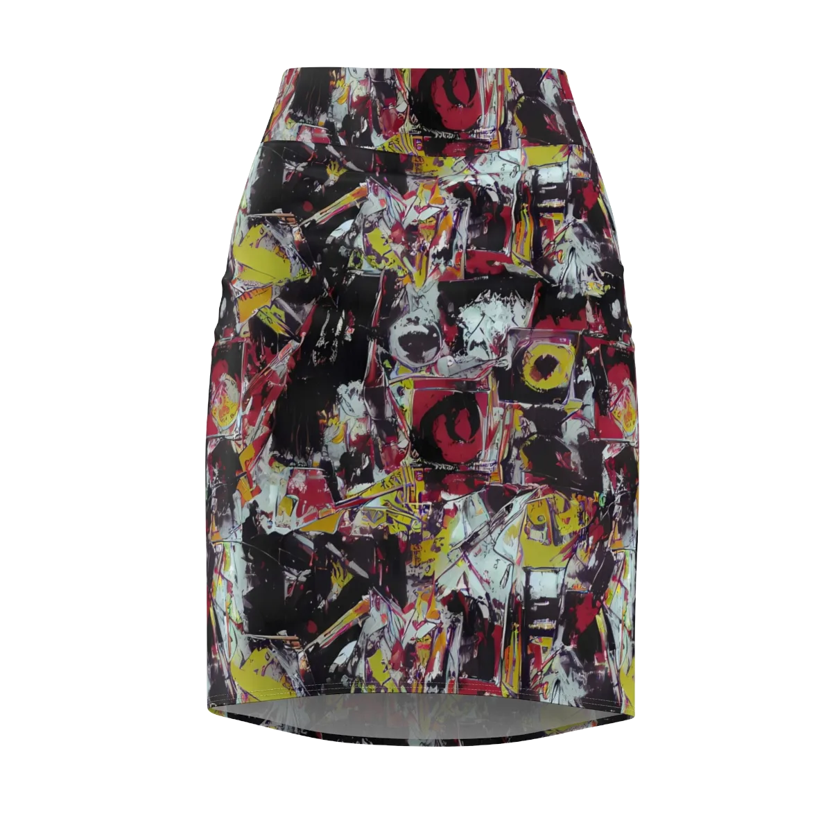 Rebel Spectrum on Pencil Skirt — Front