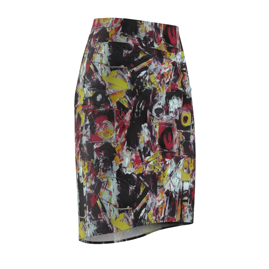 Rebel Spectrum on Pencil Skirt — Front Side