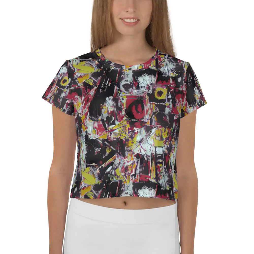 Rebel Spectrum on Crop Tee — Front