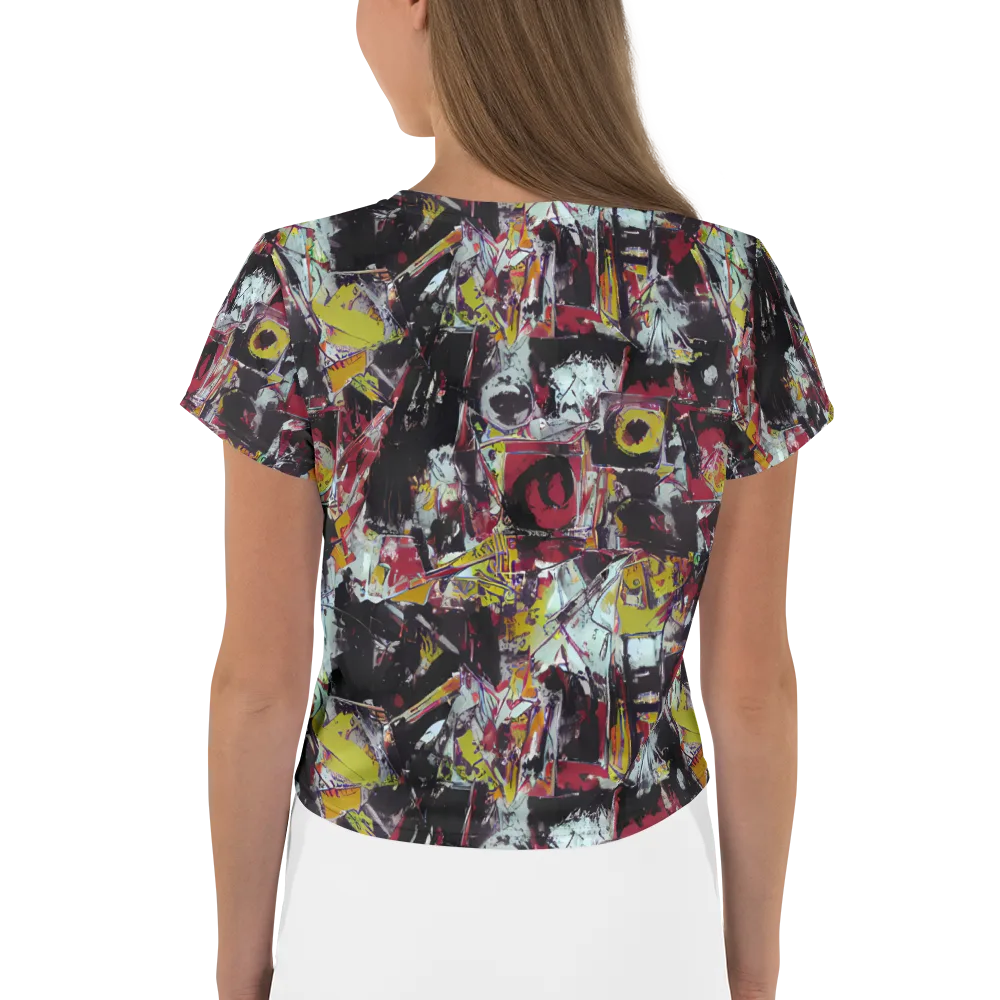 Rebel Spectrum on Crop Tee — Back