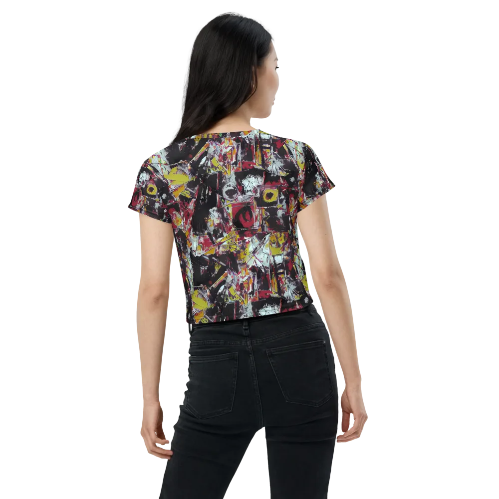 Rebel Spectrum on Crop Tee — Back