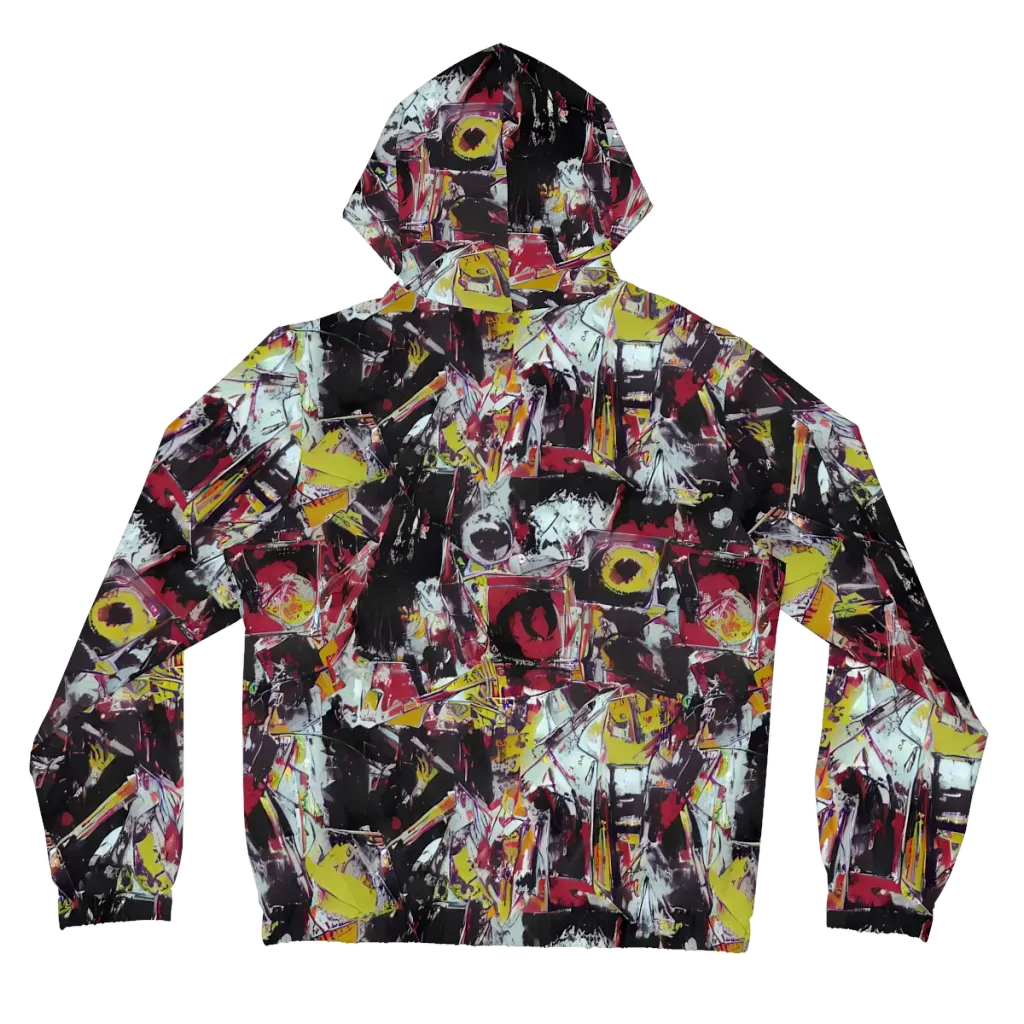 Rebel Spectrum on Women's Full-Zip Hoodie — Back