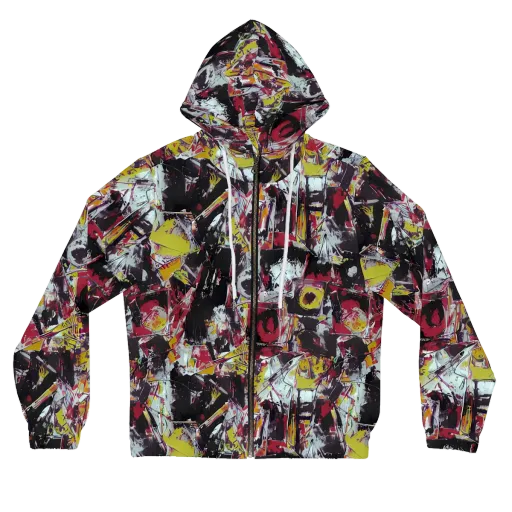 Rebel Spectrum on a Women's Full-Zip Hoodie