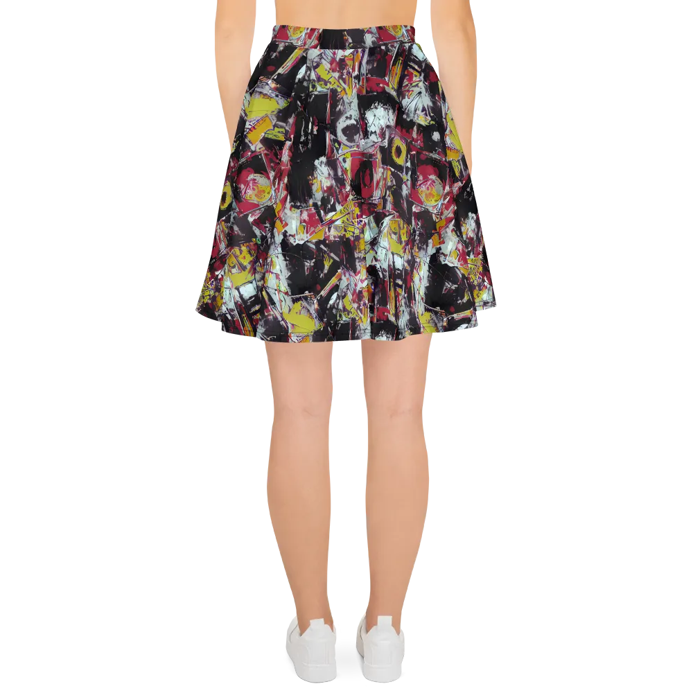 Rebel Spectrum on Skater Skirt — Back