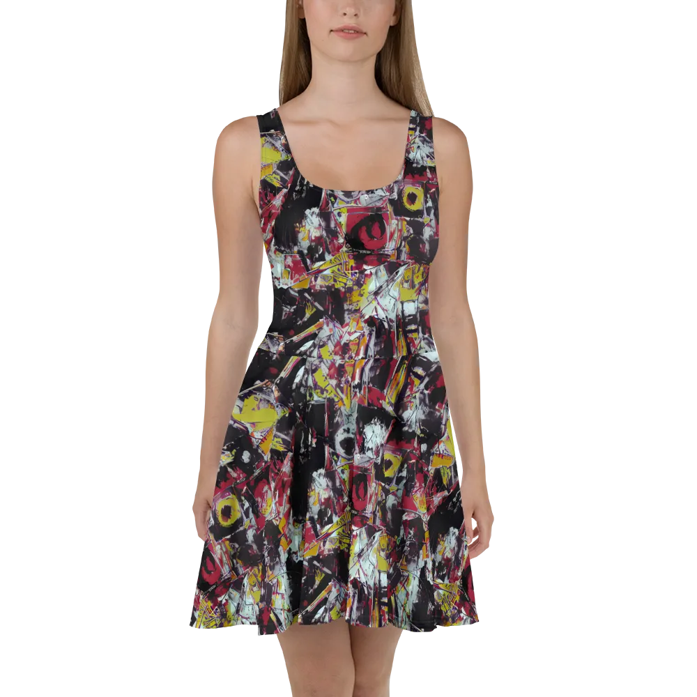 Rebel Spectrum on Skater Dress — Front