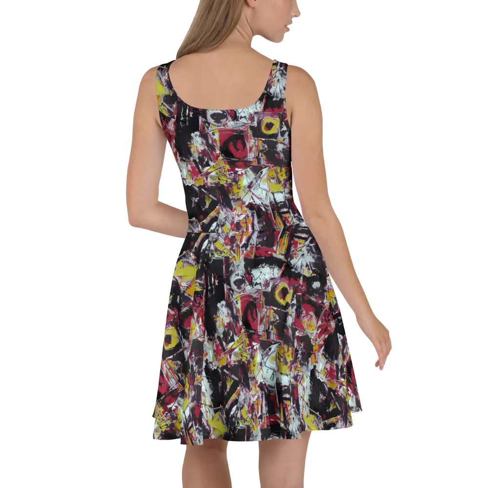 Rebel Spectrum on Skater Dress — Back