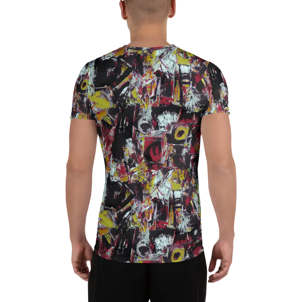 Rebel Spectrum on Men's Athletic T-Shirt — Back