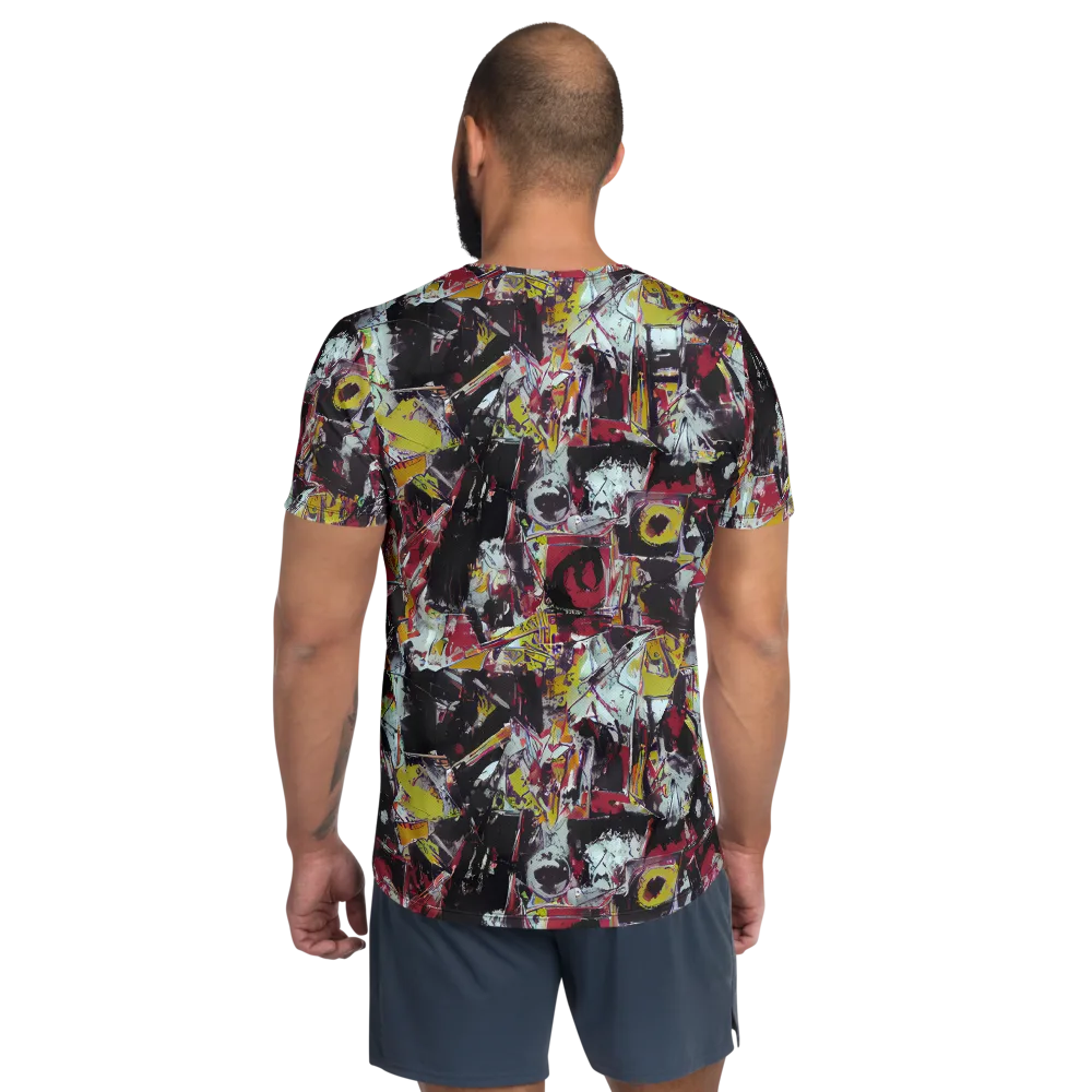 Rebel Spectrum on Men's Athletic T-Shirt — Back