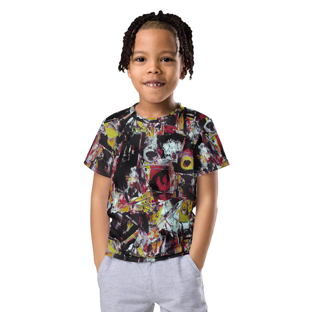 Rebel Spectrum on Kids Crew Neck T-Shirt — Front