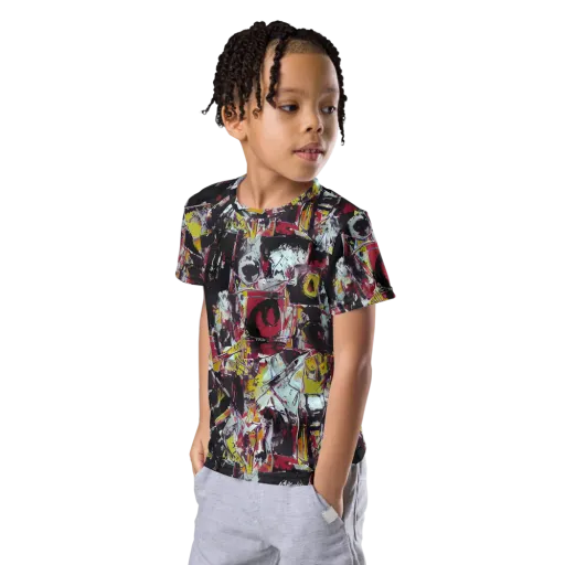 Rebel Spectrum on a Kids Crew Neck T-Shirt