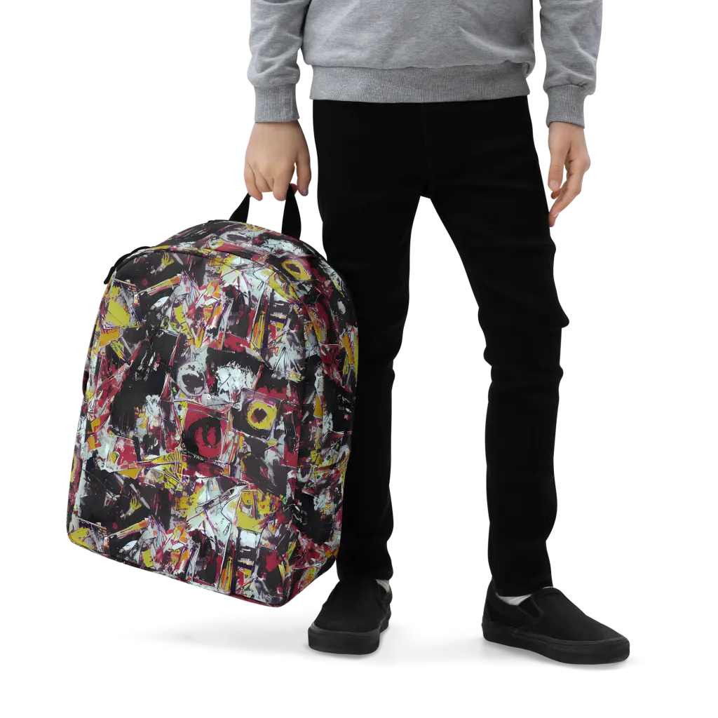 Rebel Spectrum on Minimalist Backpack — Zoomed-in