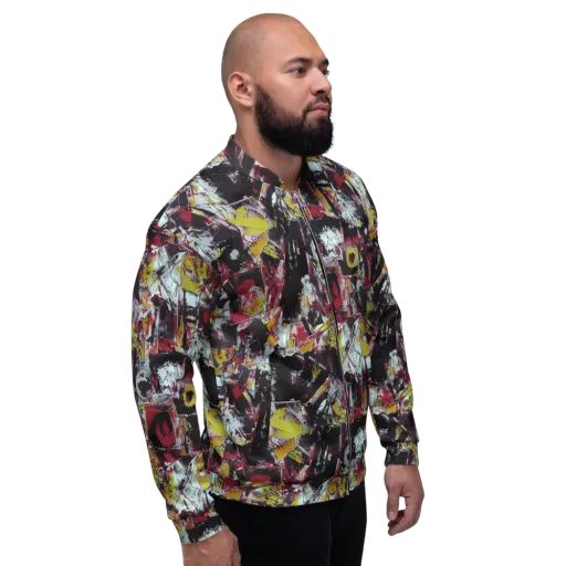 Rebel Spectrum on a Bomber Jacket