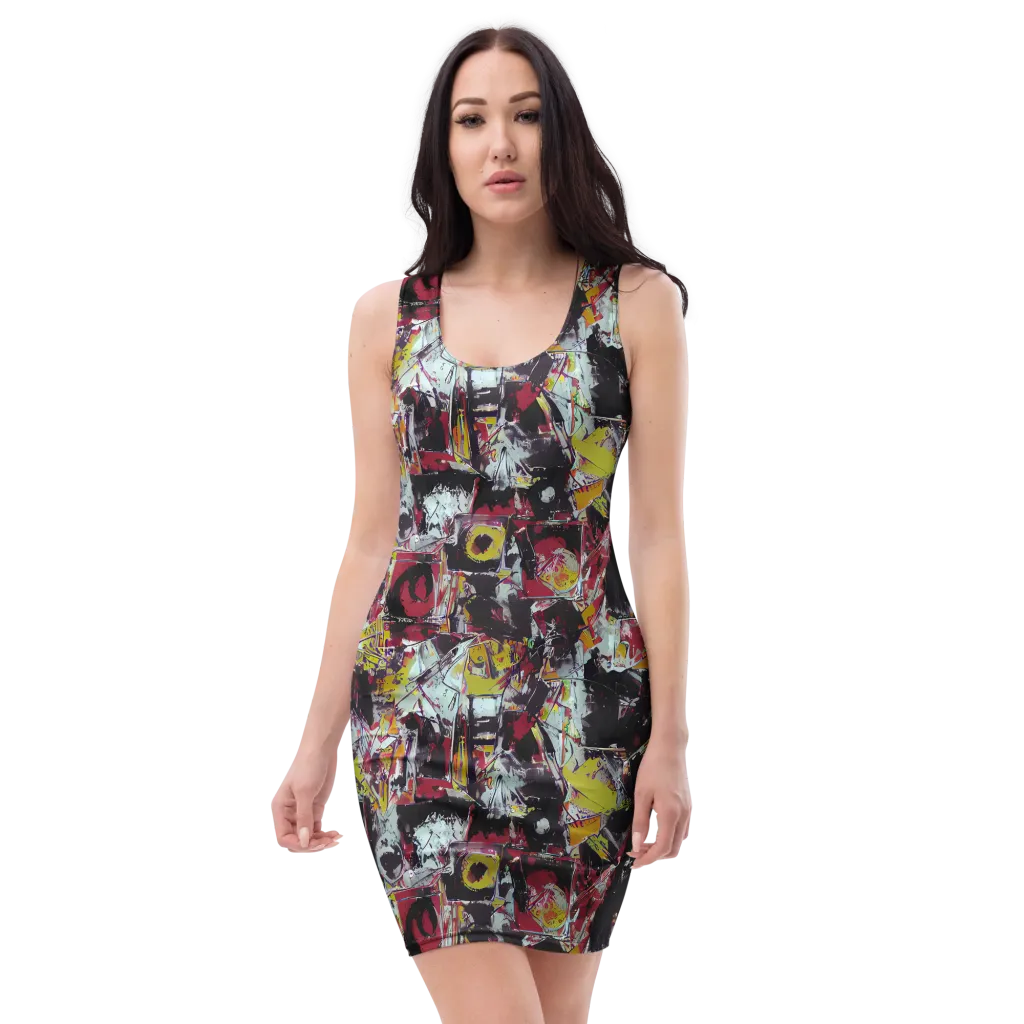 Rebel Spectrum on Bodycon Dress — Front