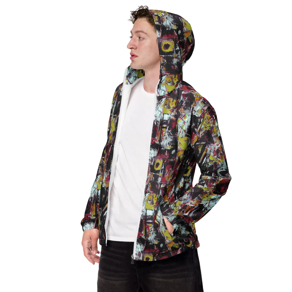 Rebel Spectrum on Men's Windbreaker — Left Front