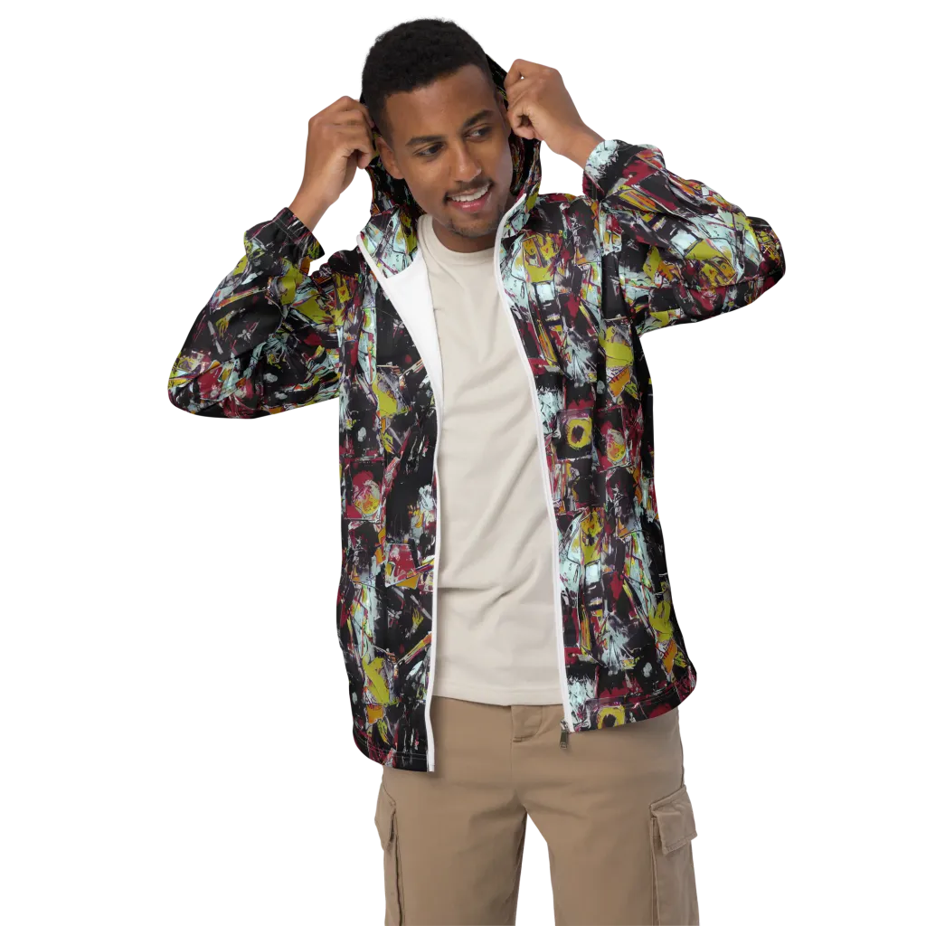 Rebel Spectrum on Men's Windbreaker — Front