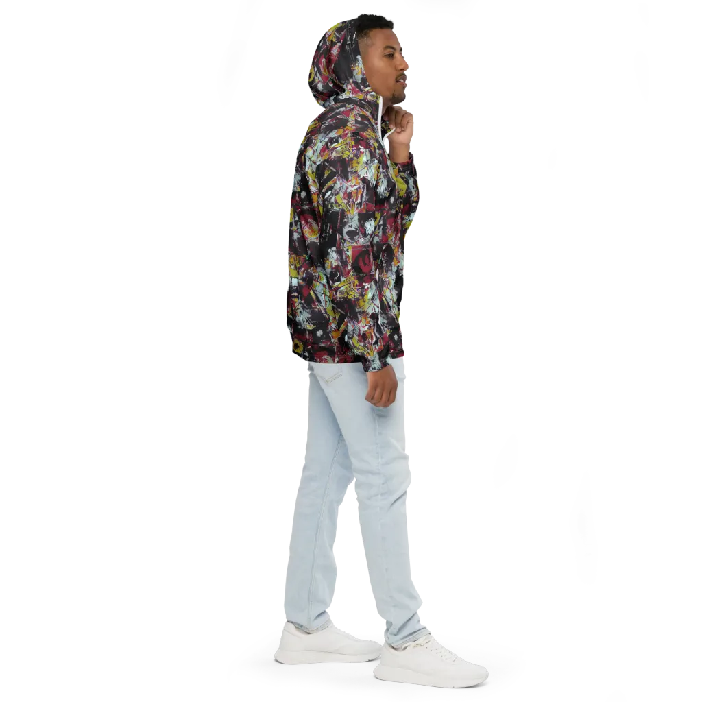 Rebel Spectrum on Men's Windbreaker — Right