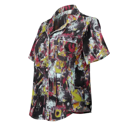 Rebel Spectrum on a Women's Short Sleeve Pajama Top