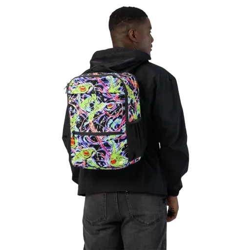 Electric Frog Rush on a Utility Backpack