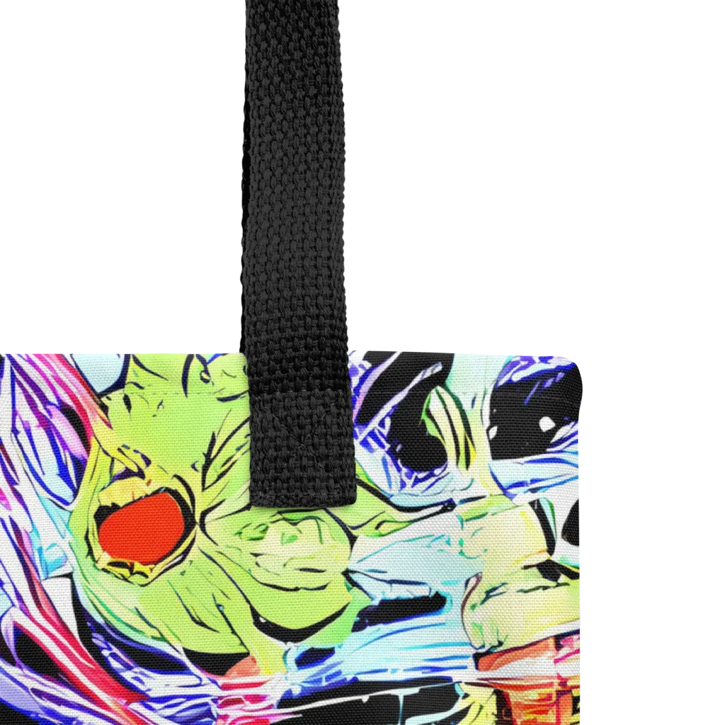Electric Frog Rush on Tote Bag — Product details