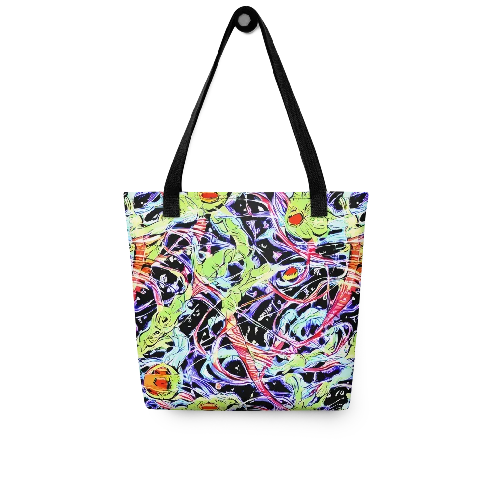 Electric Frog Rush on Tote Bag — Front